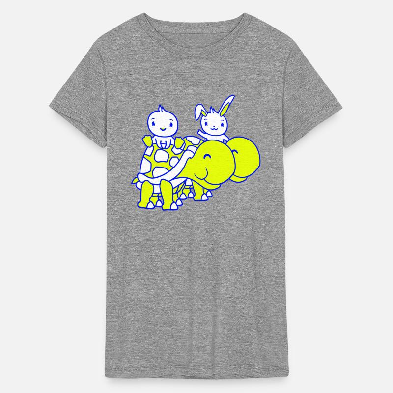 2 Bunny Bird Big Giant Tortoise Waving Two Team