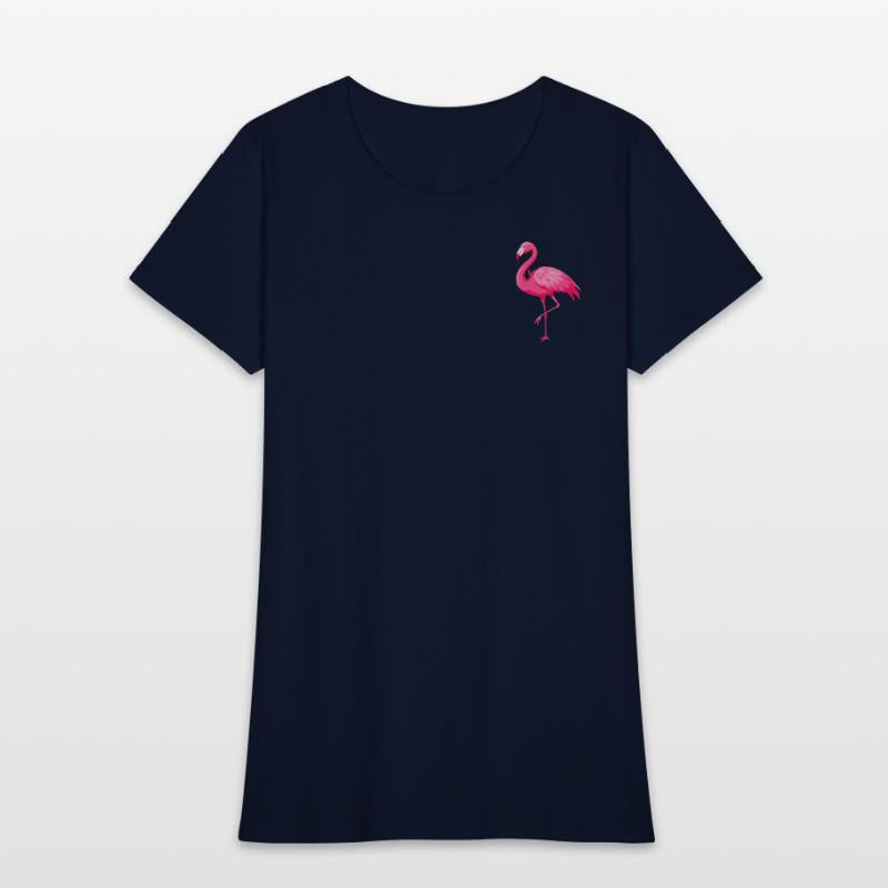 A Vibrant Pink Flamingo T-Shirt