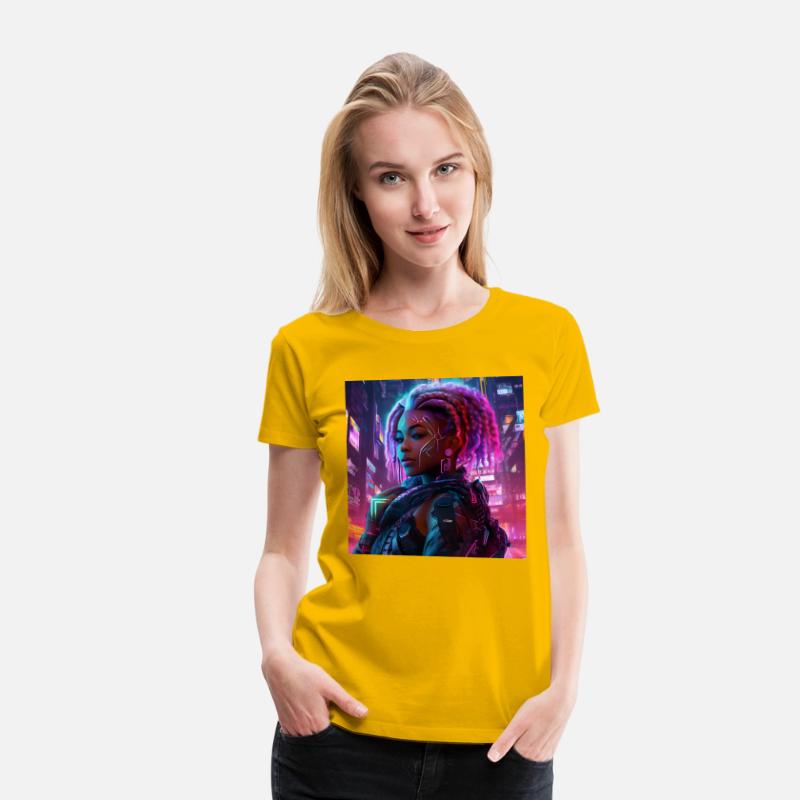 African American Woman Cyberpunk