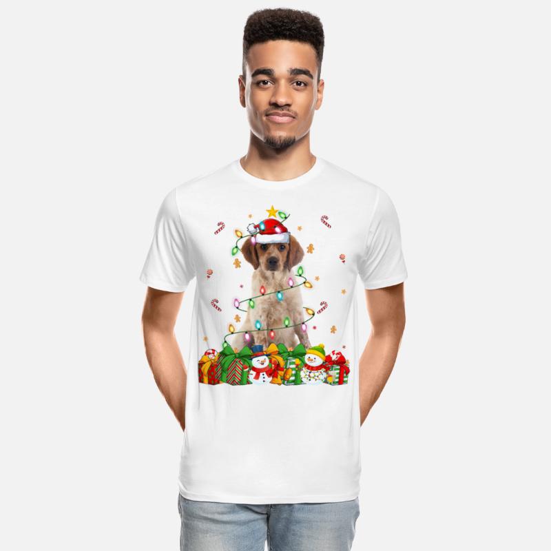 Brittany Spaniel Dog Christmas Lights