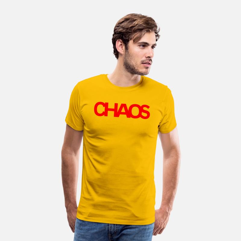 CHAOS (in red letters)