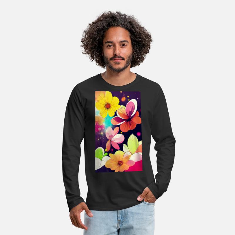 Colorful multicolored bright picture. Painted