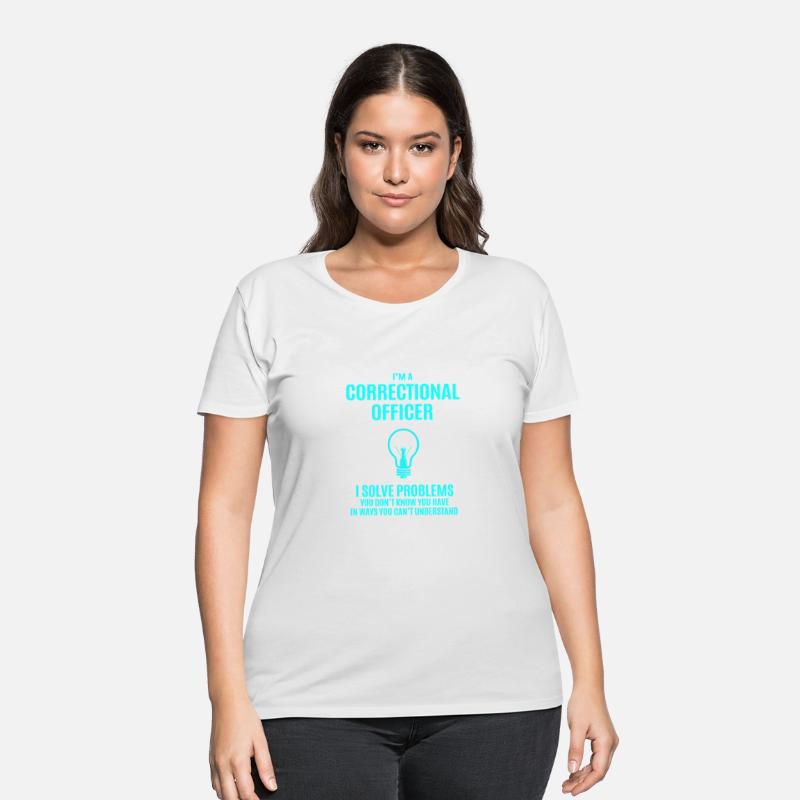 Correctional Officer T Shirt - I Solve Problems Gi