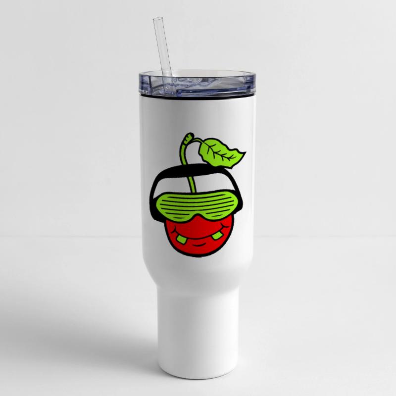 DJ Happy Cherry Fruit Smiling Club Music Party Fun