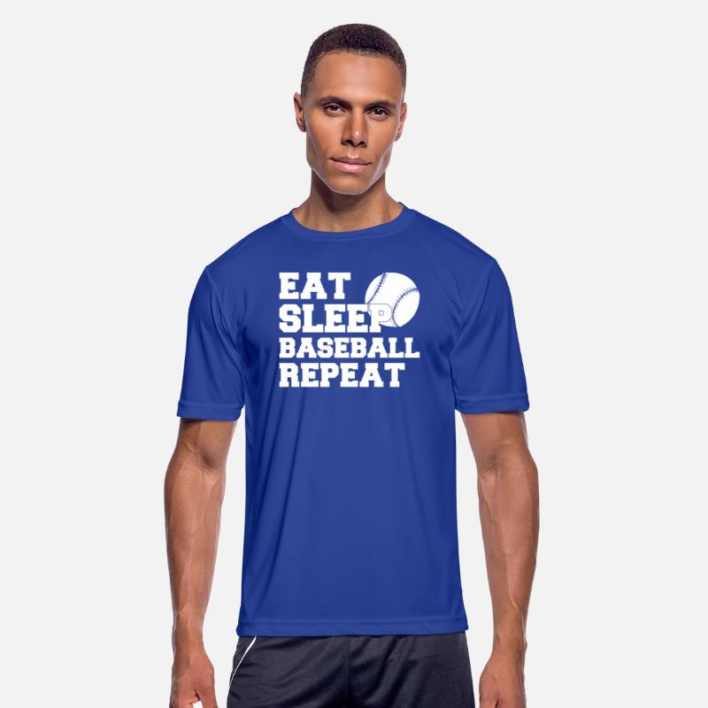 Eat Sleep Baseball Repeat Funny Baseball Player