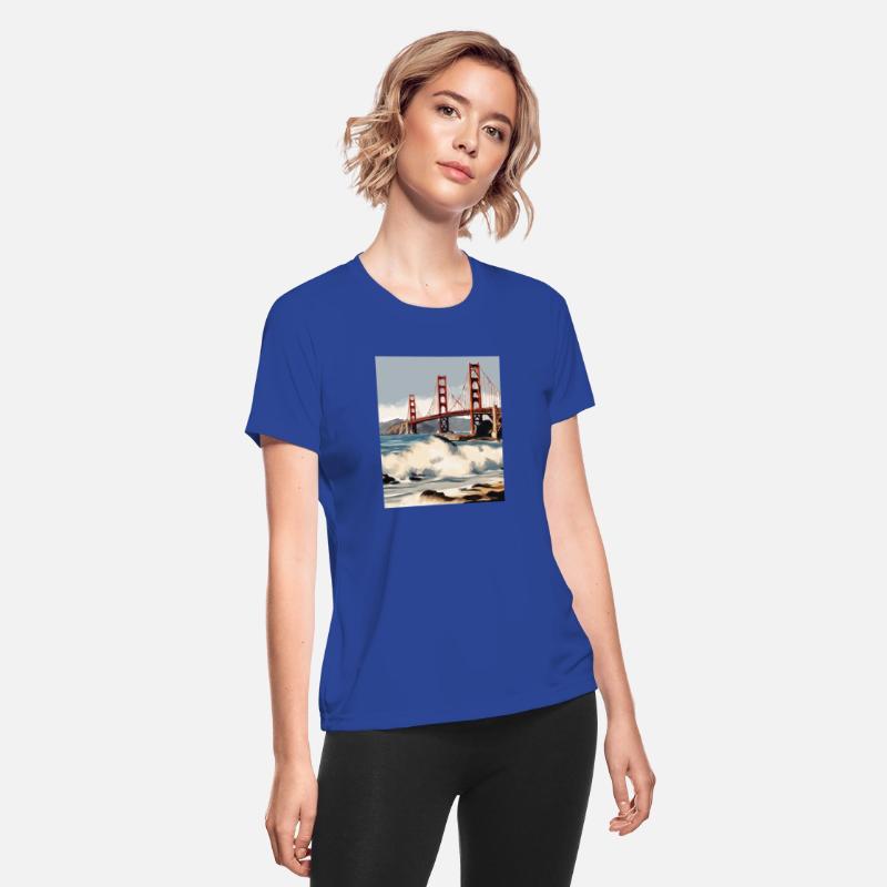 Golden Gate Bridge California T-Shirt, Golden Gate