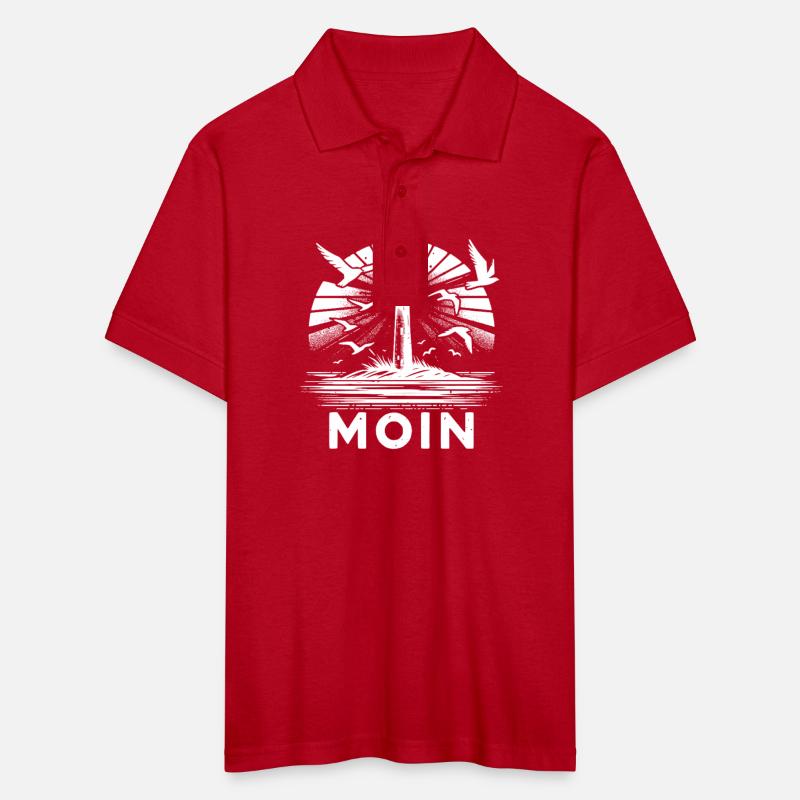 Lighthouse Moin Coastal Scene With Seagulls