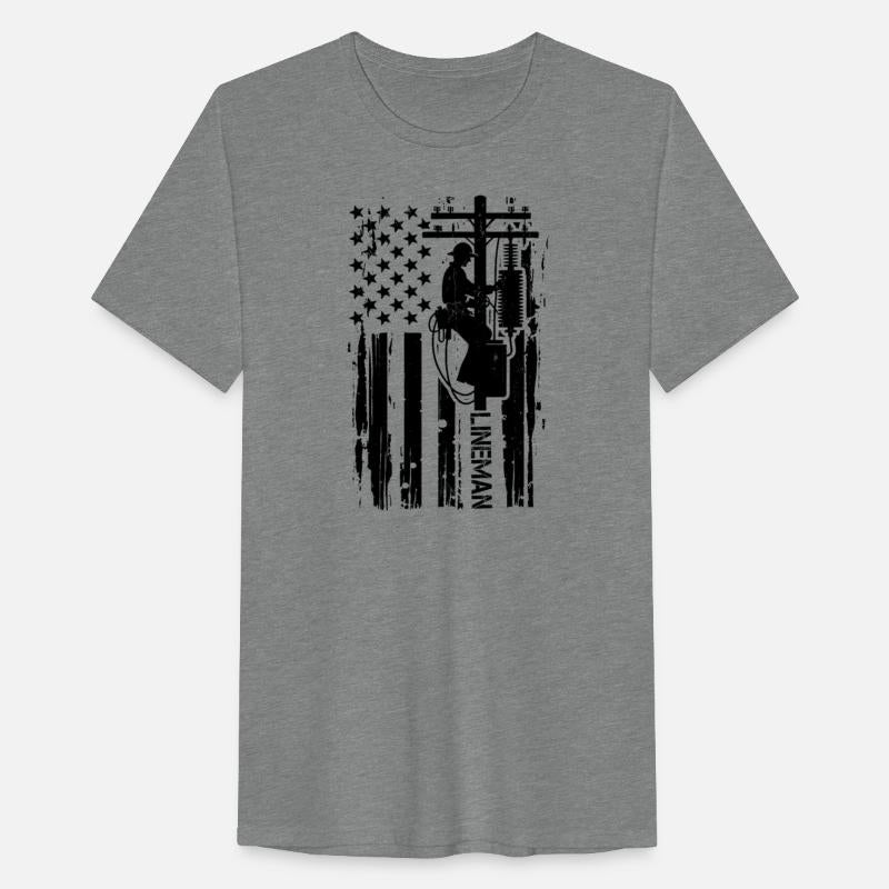 Lineman American flag electrician USA flag of Tool