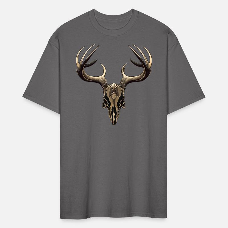 Metal Stag Skull