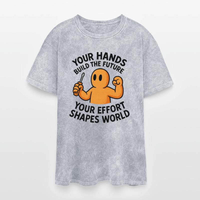 Motivational "Your Hands Build the Future Positive