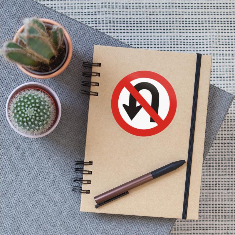 No U-Turn Sign