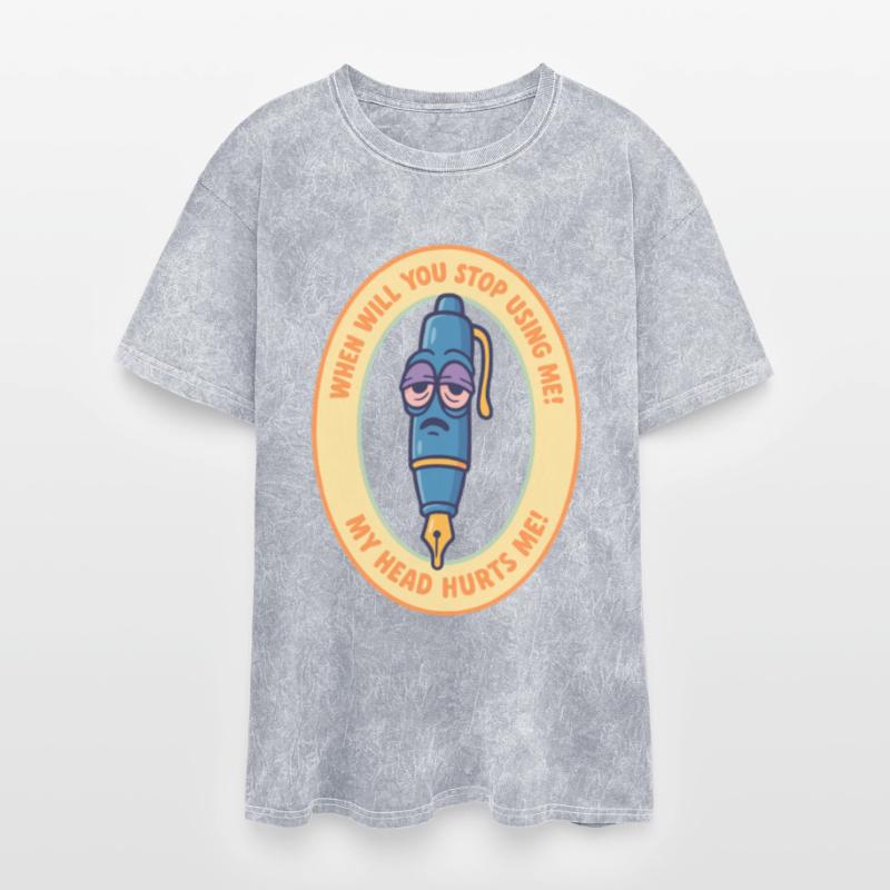 Quirky Ink Tees Funny Pen T Shirt