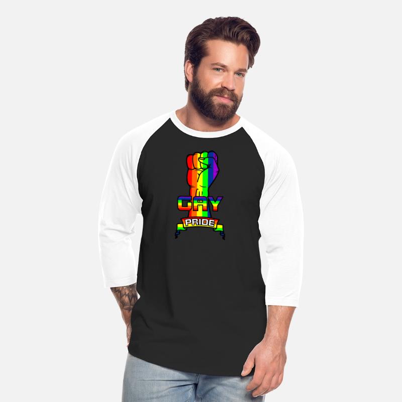 Rainbow gay pride logo with text 'GAY PRIDE'