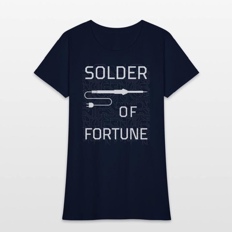 Solder of Fortune is a pun for electronic makers