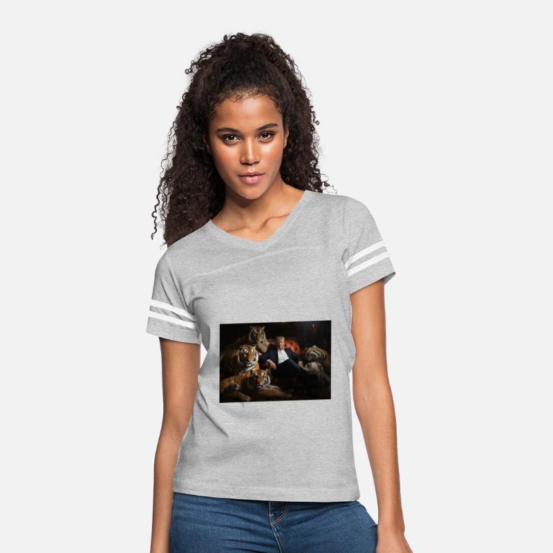 Trump sit in coach with lions