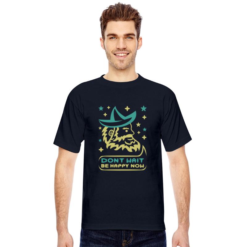 Wise friendly Man Say Dont Wait Be Happy Now