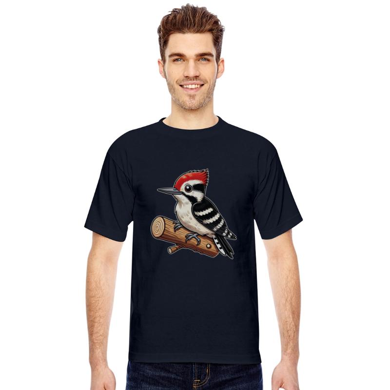 Woodpecker Cute Bird Illustration Nature Lover