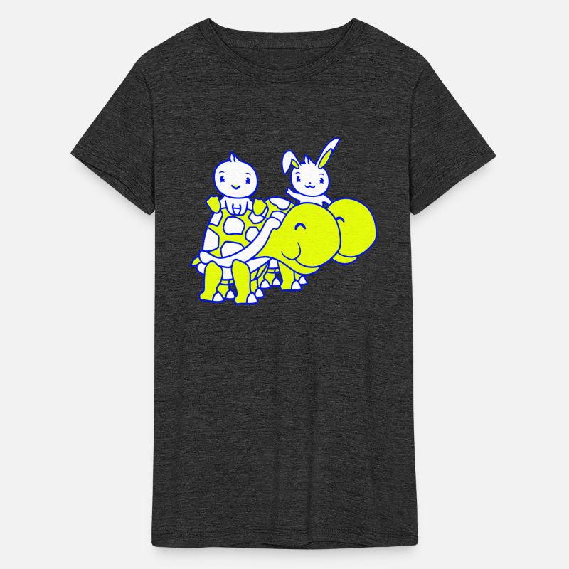 2 Bunny Bird Big Giant Tortoise Waving Two Team