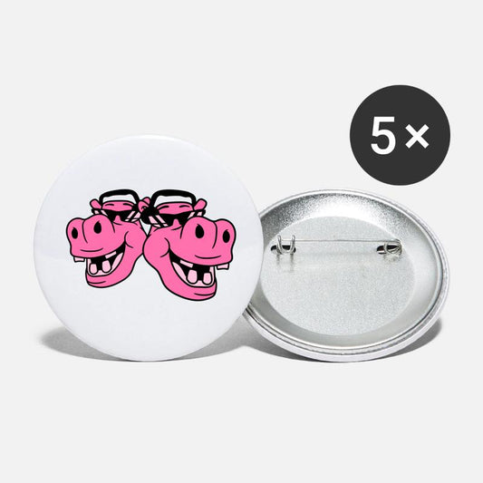 2 Pink DJ Laughing Hippo Sunglasses Music Faces