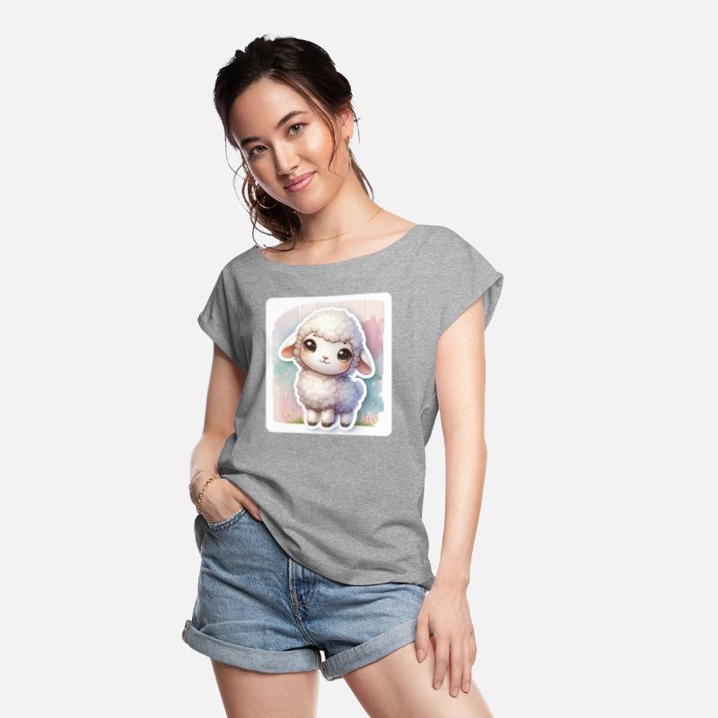 A Sweet Easter Sheep With Fluffy Wool