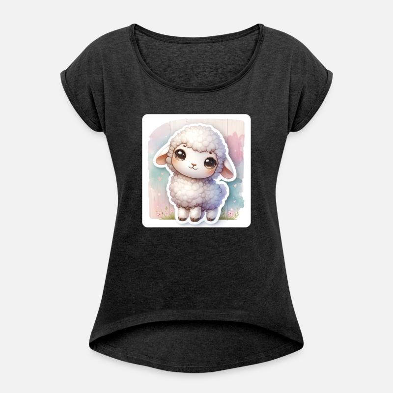 A Sweet Easter Sheep With Fluffy Wool