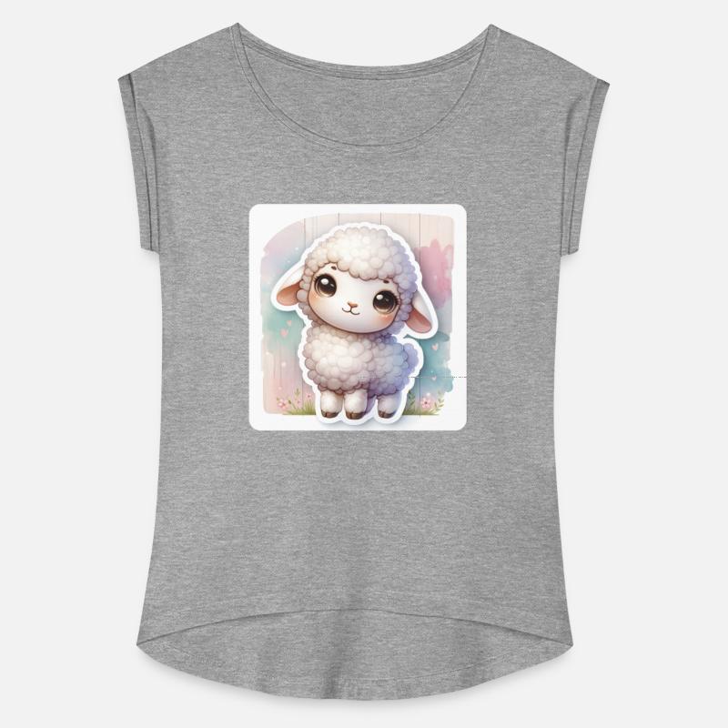 A Sweet Easter Sheep With Fluffy Wool