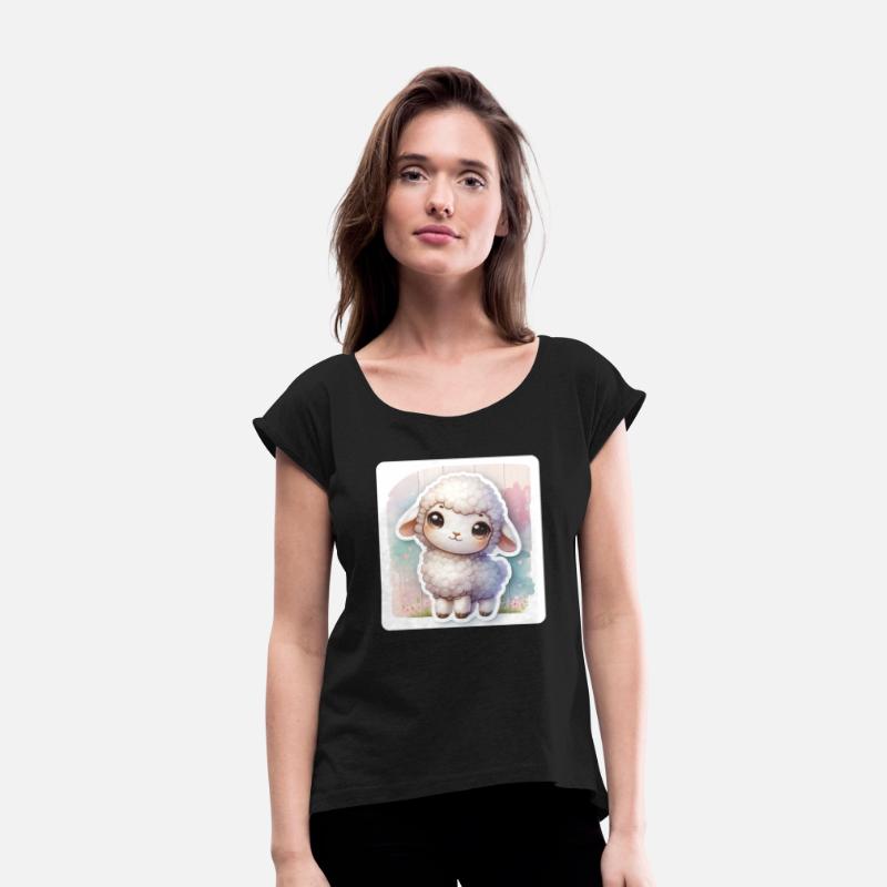 A Sweet Easter Sheep With Fluffy Wool