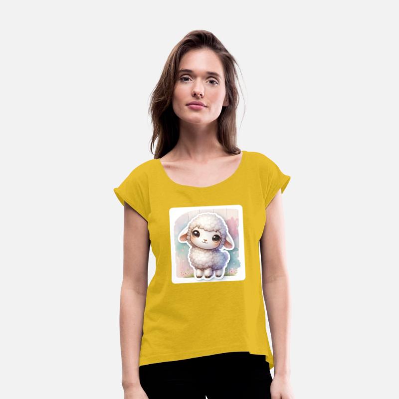 A Sweet Easter Sheep With Fluffy Wool