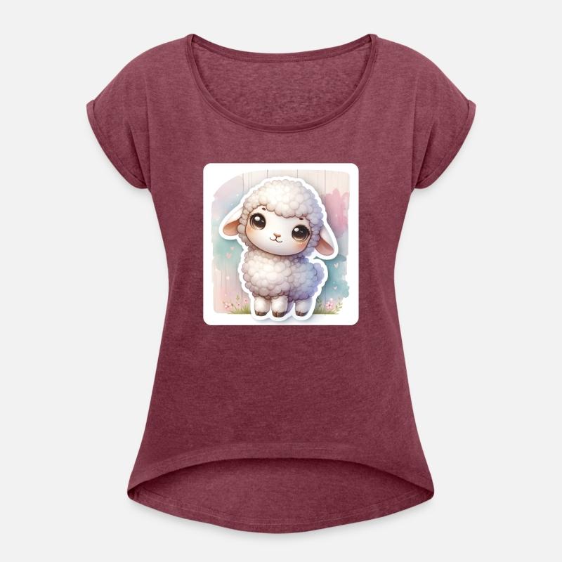 A Sweet Easter Sheep With Fluffy Wool