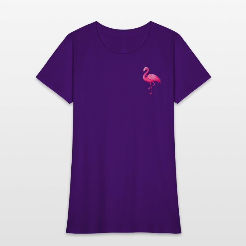 A Vibrant Pink Flamingo T-Shirt