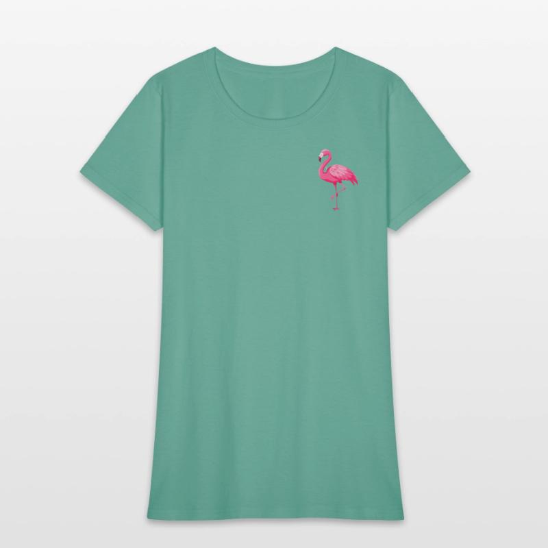 A Vibrant Pink Flamingo T-Shirt