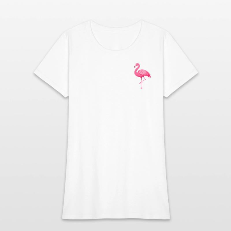 A Vibrant Pink Flamingo T-Shirt