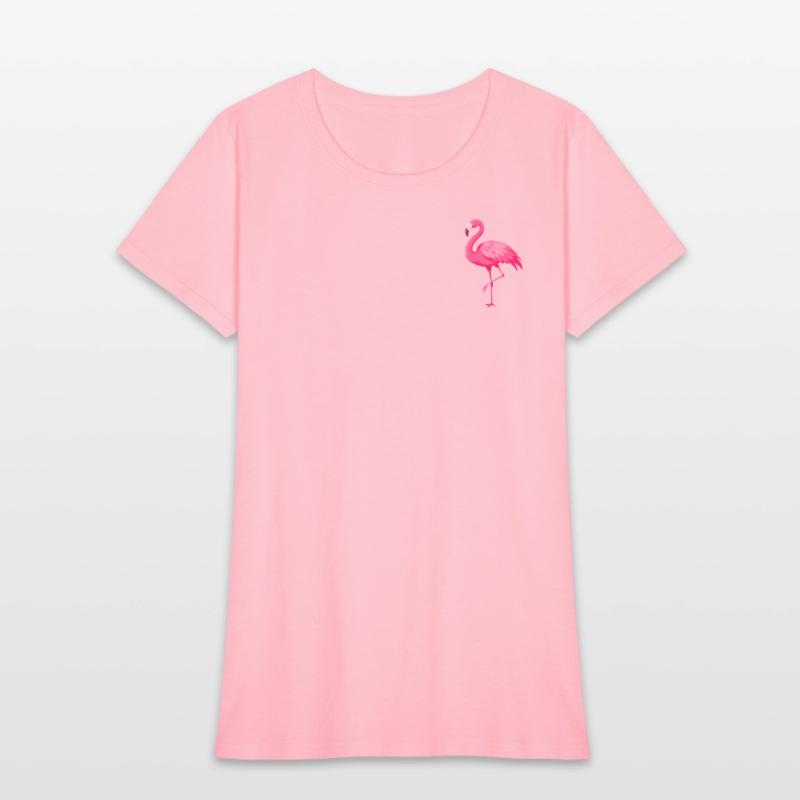 A Vibrant Pink Flamingo T-Shirt