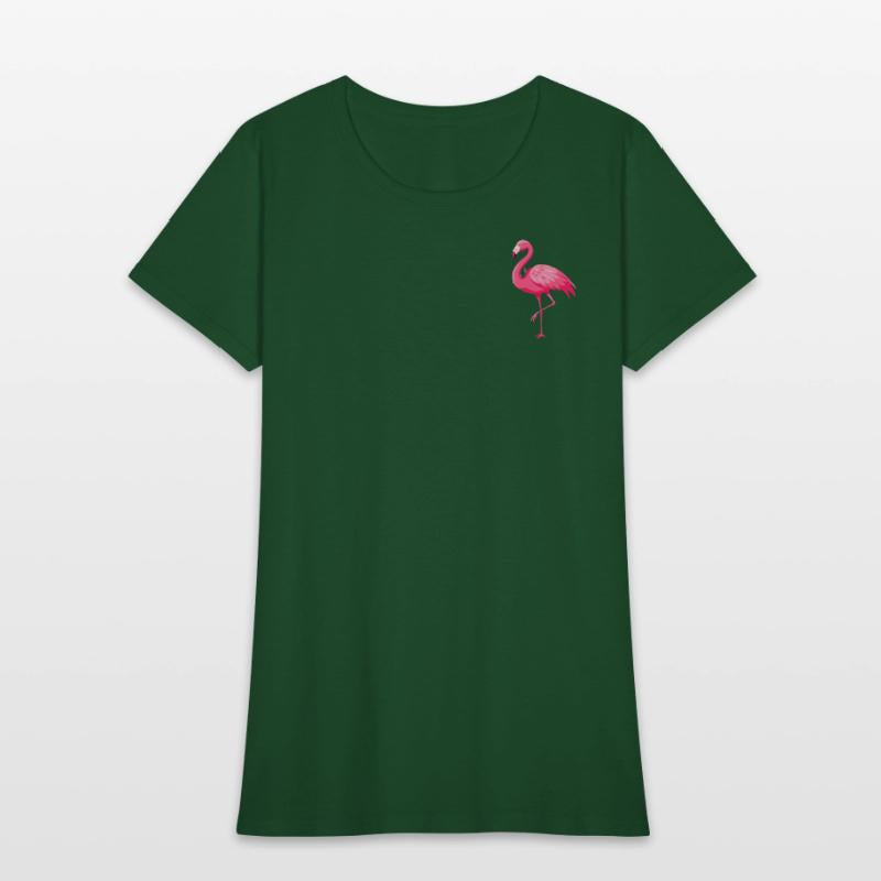 A Vibrant Pink Flamingo T-Shirt