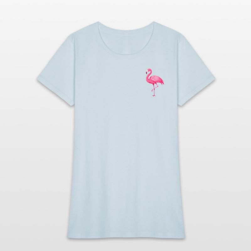 A Vibrant Pink Flamingo T-Shirt