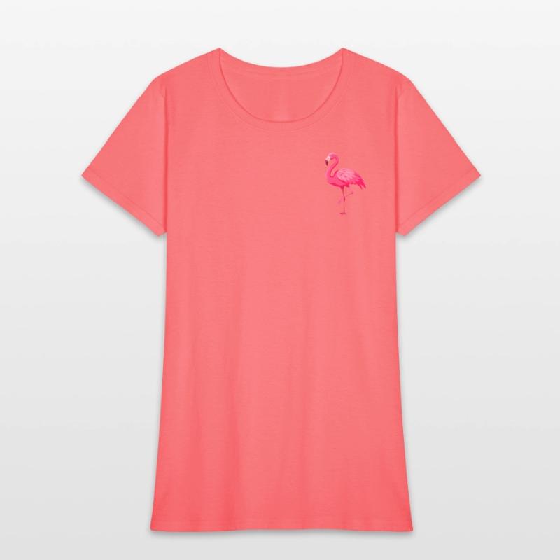 A Vibrant Pink Flamingo T-Shirt