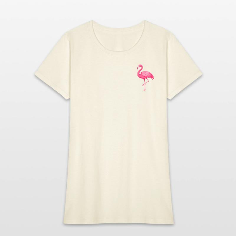 A Vibrant Pink Flamingo T-Shirt