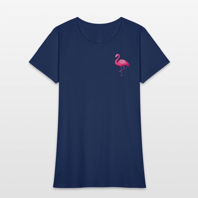 A Vibrant Pink Flamingo T-Shirt