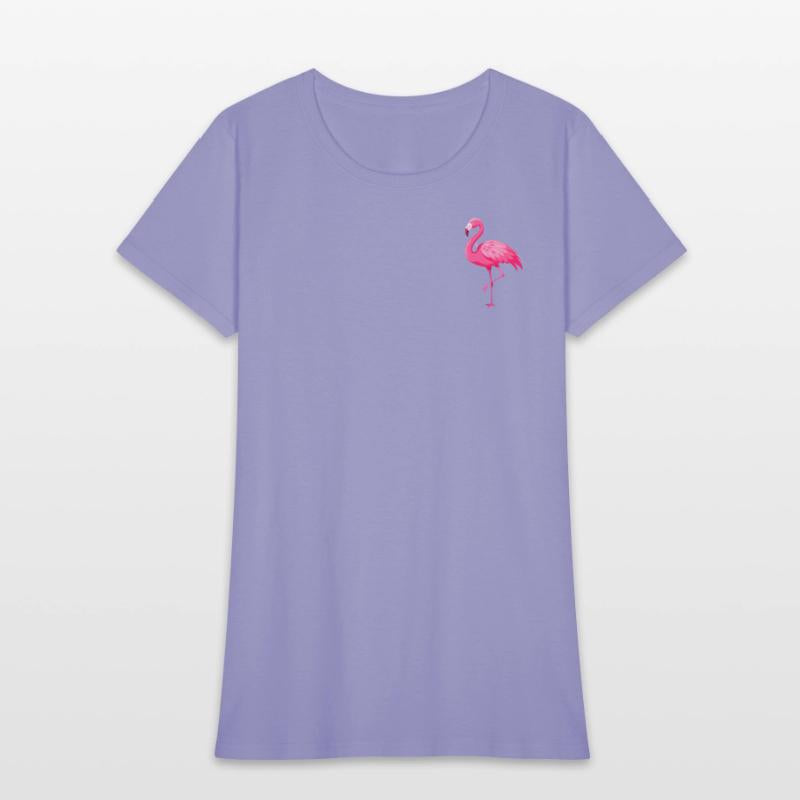 A Vibrant Pink Flamingo T-Shirt