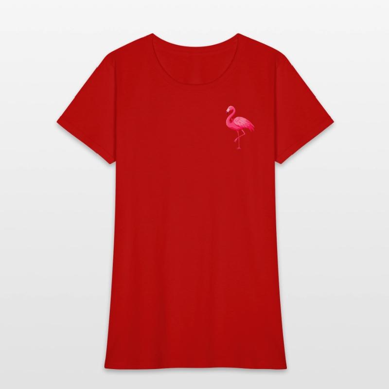 A Vibrant Pink Flamingo T-Shirt