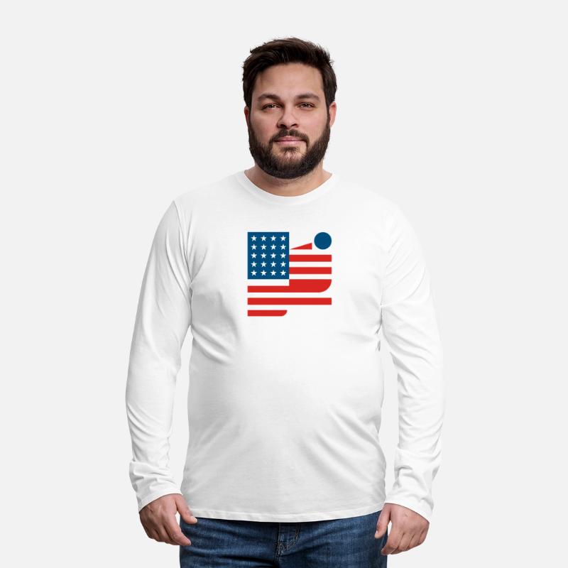 Abstract American Flag Art Design modernism