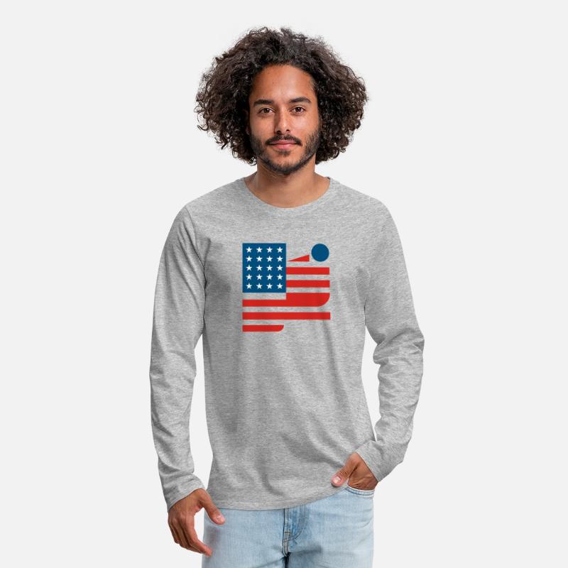 Abstract American Flag Art Design modernism