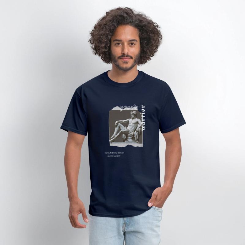 aesthetic greek warrior ares design T-Shirt