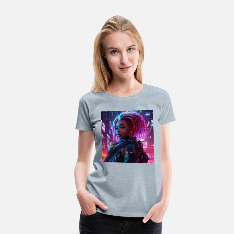 African American Woman Cyberpunk