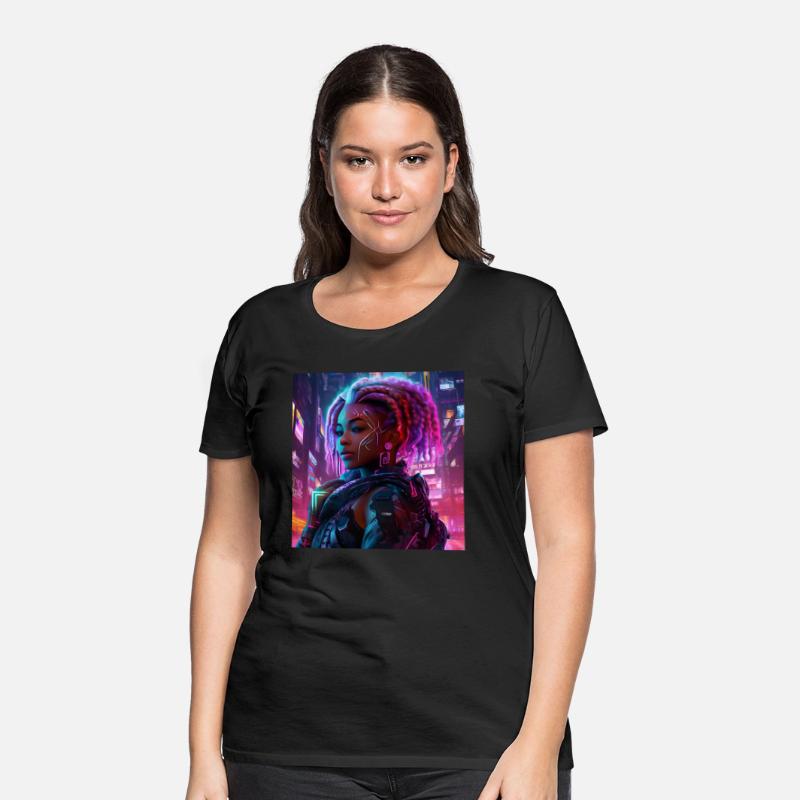 African American Woman Cyberpunk