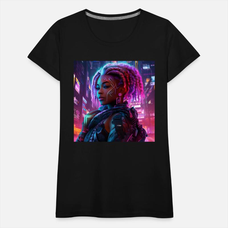 African American Woman Cyberpunk