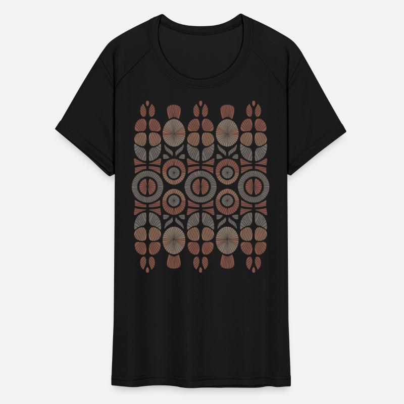 African Boho Pattern: Tribal Circles and Lines