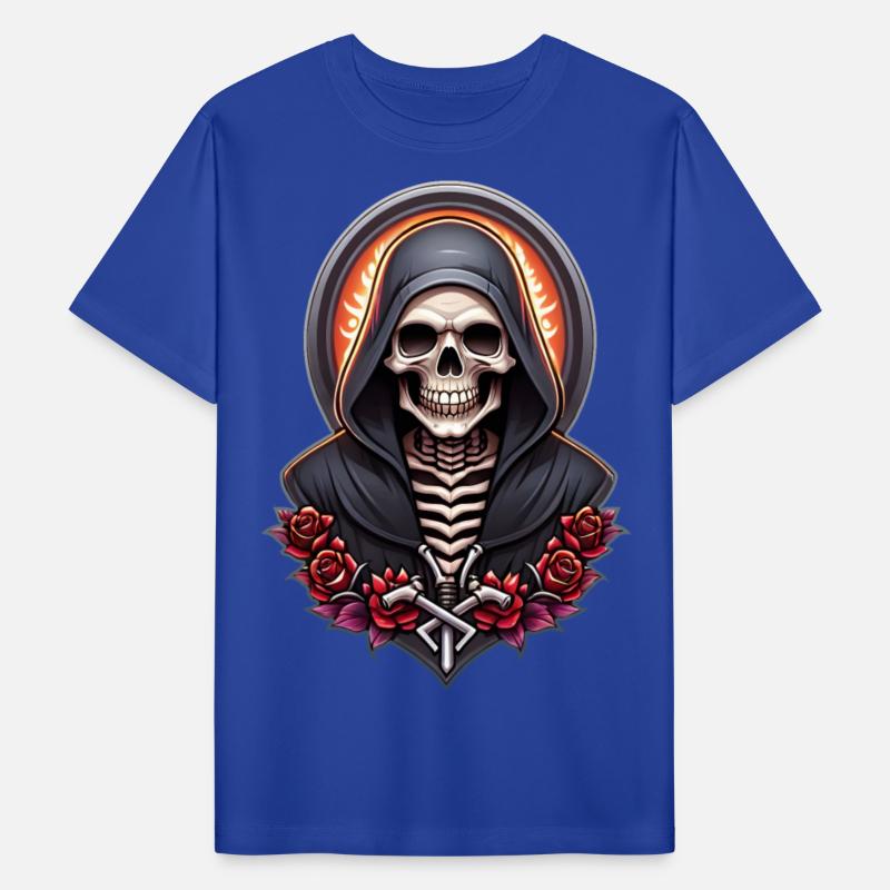 AI Modern Skeletor with Roses