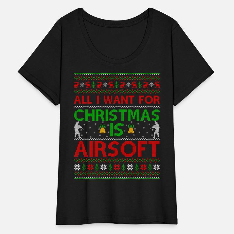 All I Want For Christmas Is Airsoft Ugly Christmas