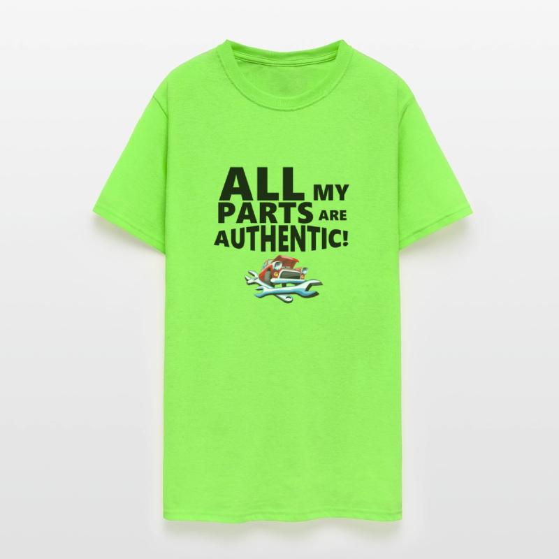 All my parts are authentic. T-shirt design